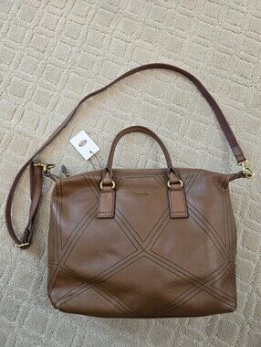 Fossil Lucy LSR Satchel NWT